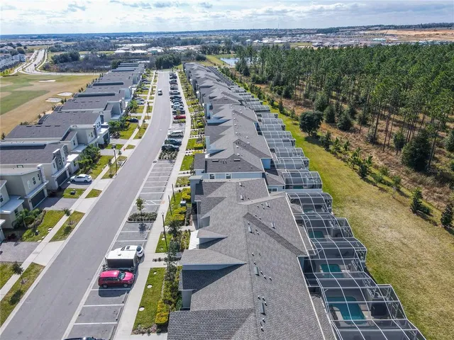 a front view of a building with large windows