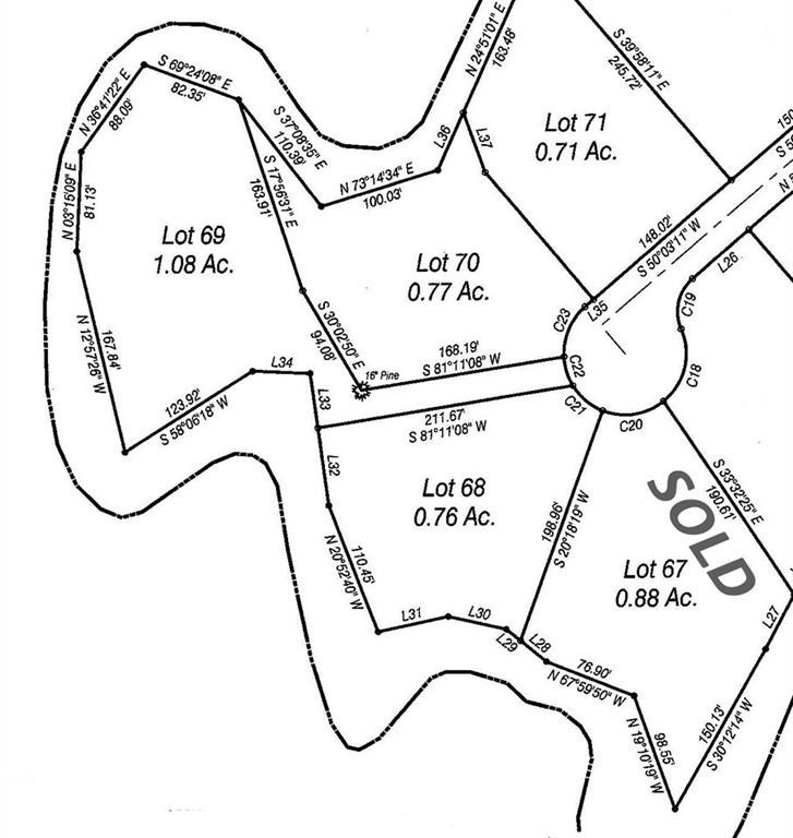 474 Peninsula Ridge, Unit P2 69 Sunset, SC 29685 - Photo 7 of 22 Lot 69 plat