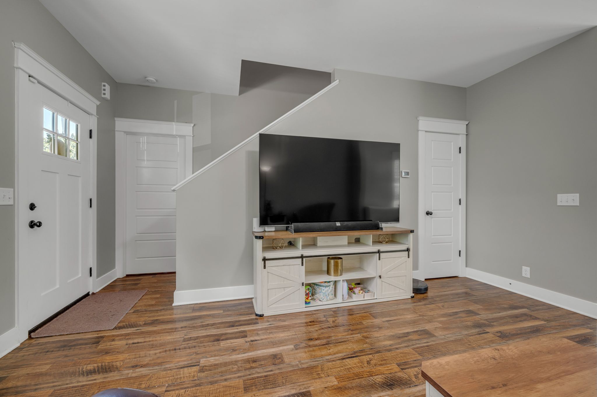 1116 Taylortown Road White Bluff, TN 37187 - Photo 5 of 29 a living room with flat screen tv and wooden floor