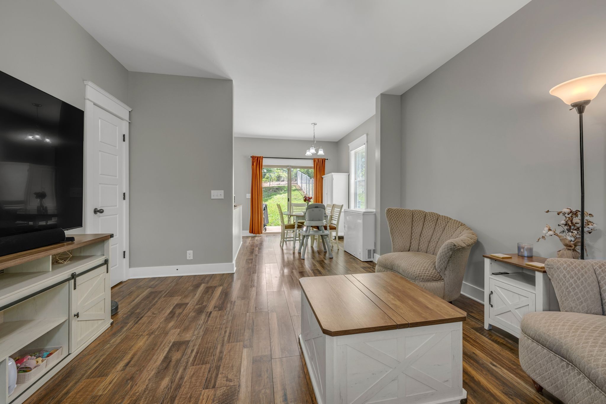1116 Taylortown Road White Bluff, TN 37187 - Photo 8 of 29 a living room with furniture and a flat screen tv