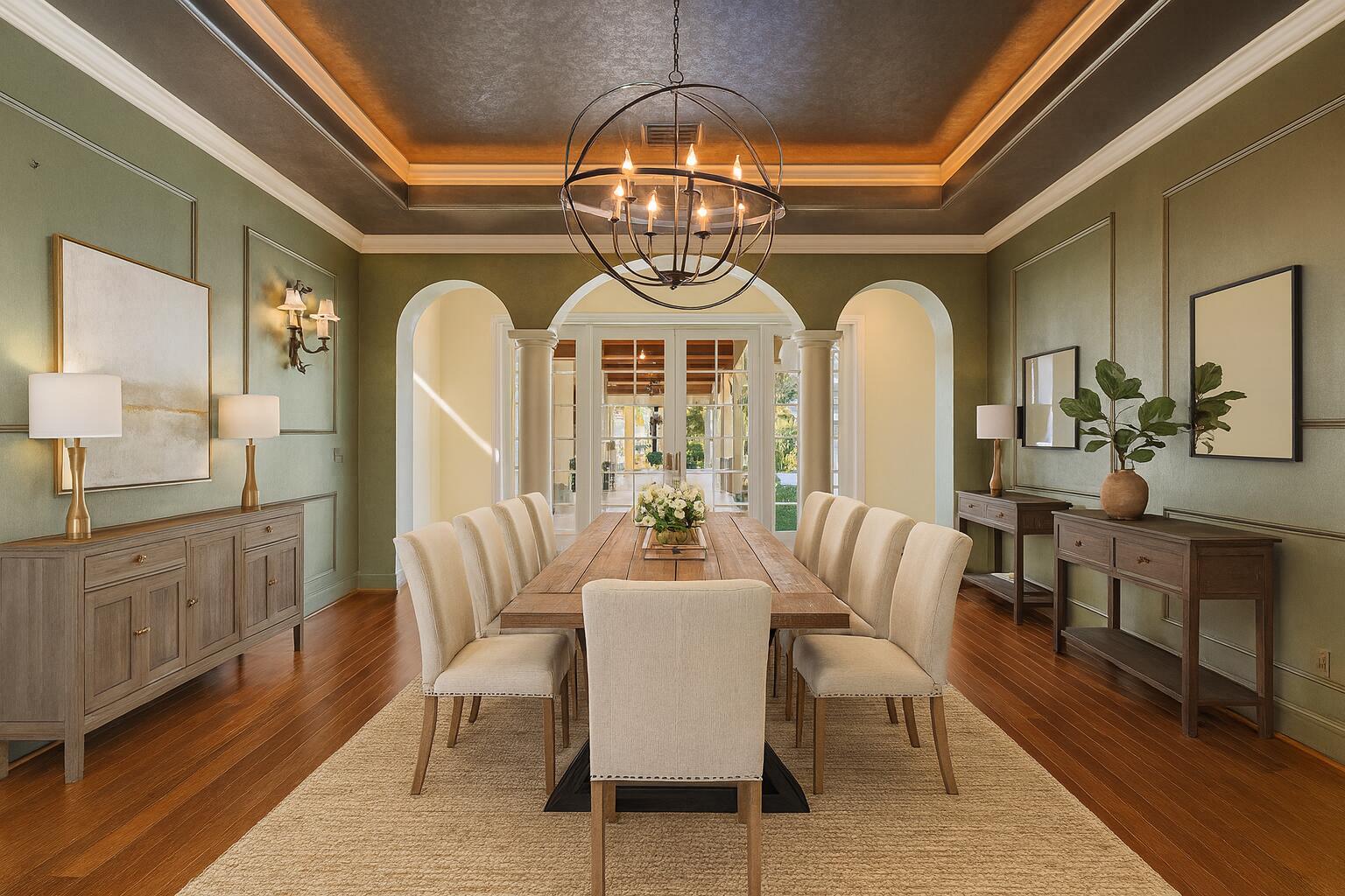 11 Wendy Lane Sewall's Point, FL 34996 - Photo 32 of 87 Staged Dining Room