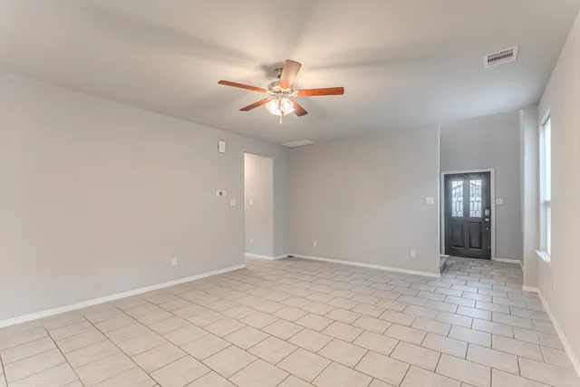 a view of an empty room