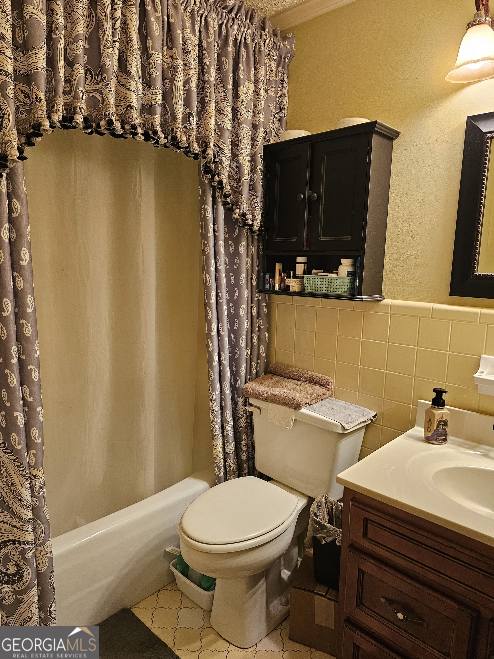 613 Old Macon Road Dublin, GA 31021 - Photo 11 of 17 a bathroom with a sink a toilet and shower