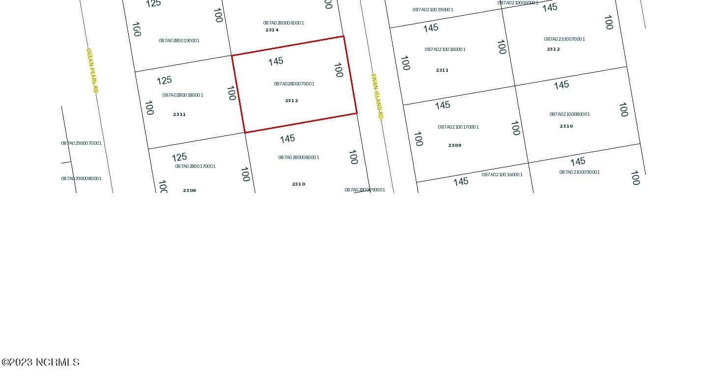 2312 Swan Island Road Corolla, NC 27927 - Photo 16 of 16 2312 Swan Island Map