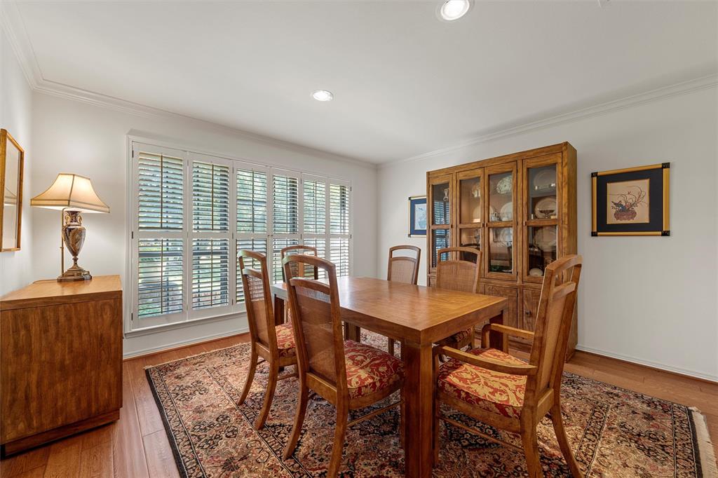 3907 Old Mill Road Waco, TX 76710 - Photo 5 of 30 a view of a dining room with furniture window and wooden floor