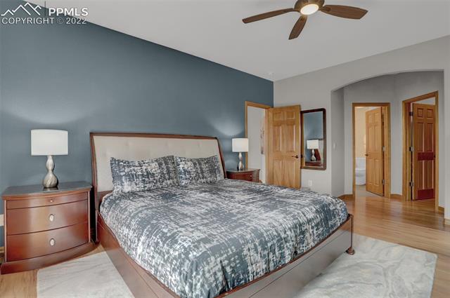 630 Homestead Road Divide, CO 80814 - Photo 27 of 50 Handsome Primary Suite Showing Entry to Walk in Closet and En Suite!