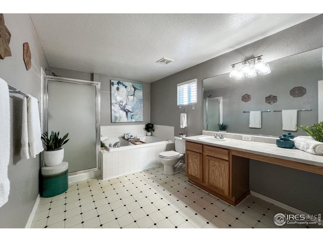 7982 Liley Avenue Frederick, CO 80530 - Photo 21 of 40 A separate shower and luxurious soaking tub are sure to please.