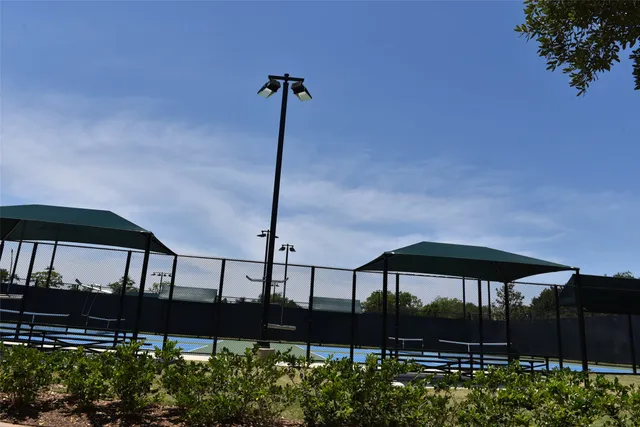 a view of a street with a street