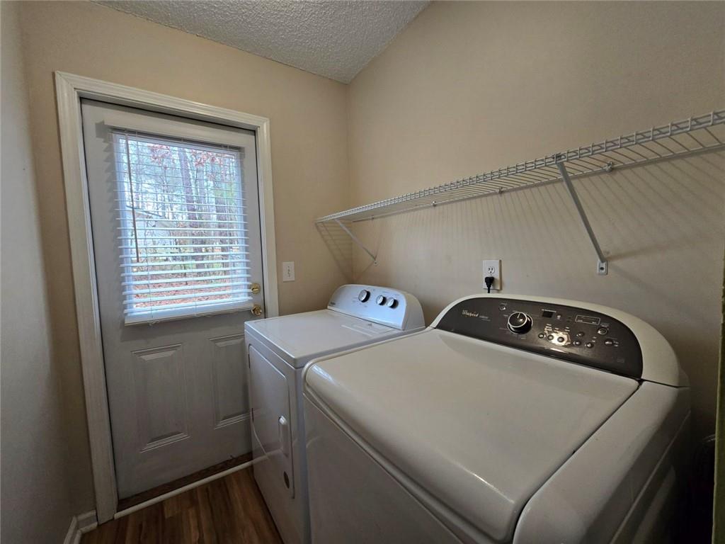 375 Old Brock Road Rockmart, GA 30153 - Photo 5 of 16 a utility room with dryer and washer