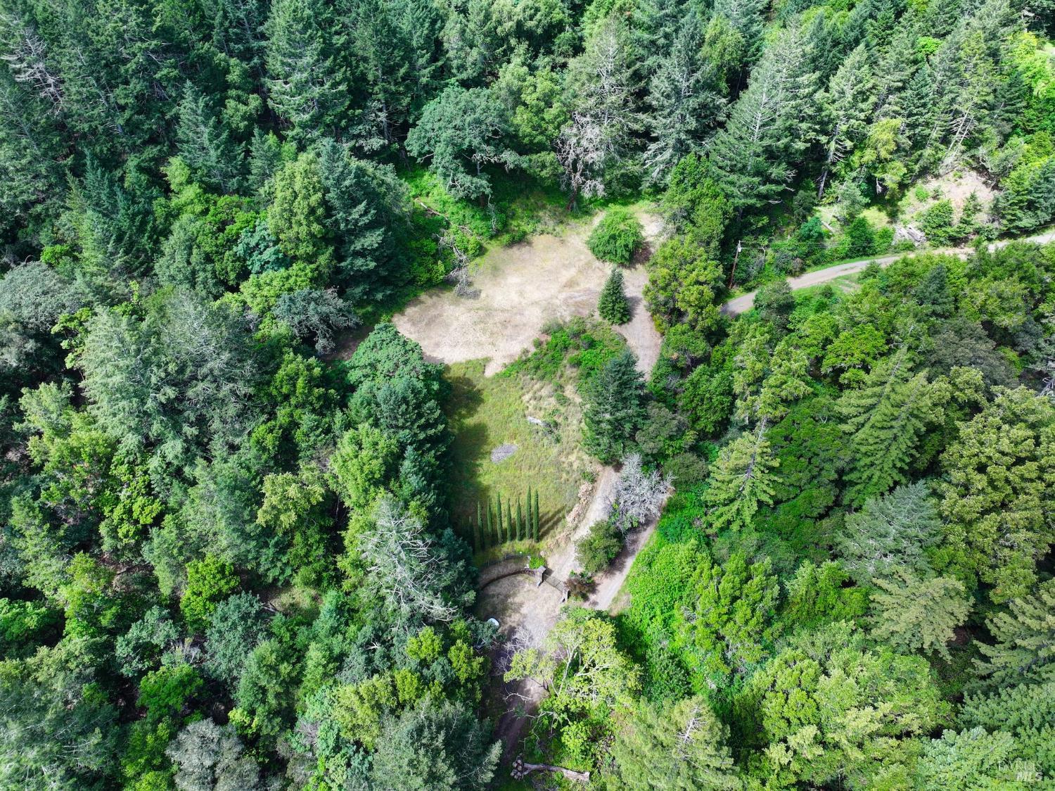 4615 Dry Creek Road Napa, CA 94558 - Photo 22 of 31 an aerial view of residential house with outdoor space and trees all around