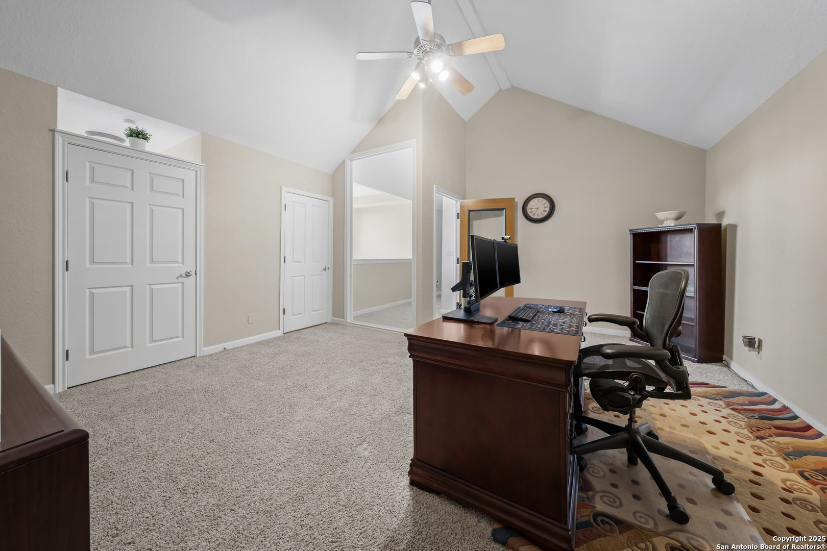 765 Highway 1604 Loop St. Hedwig, TX 78101 - Photo 29 of 50 a view of a workspace with furniture and a window