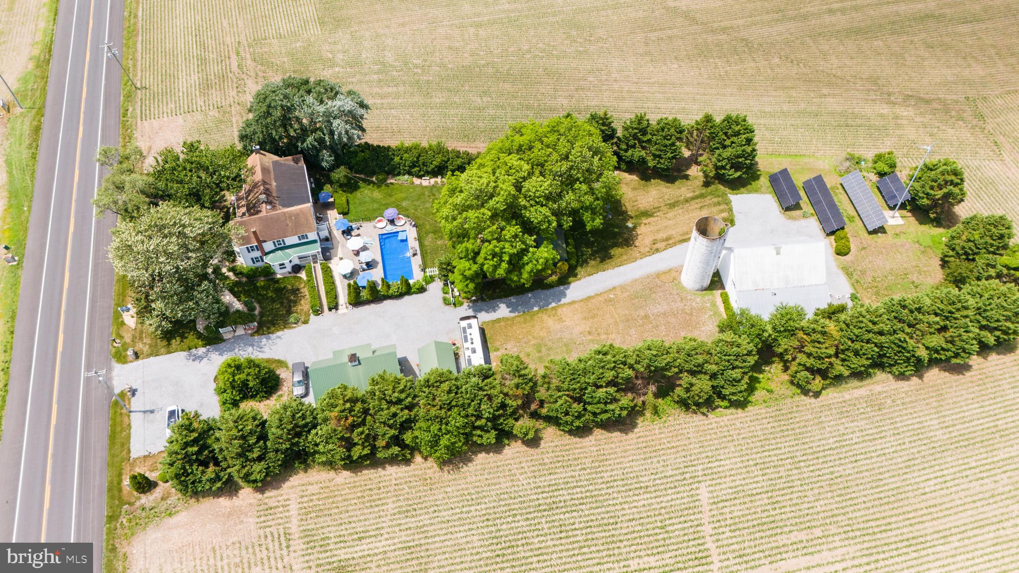 26285 Broadkill Road Milton, DE 19968 - Photo 92 of 98 Aerial Profile of Main House