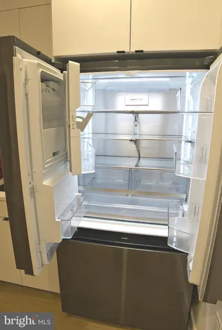 a close view of closet