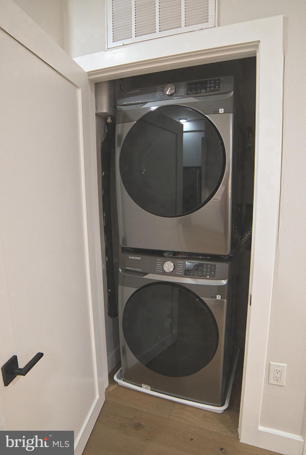 1208 M Street Northwest, Unit 2 Washington, DC 20005 - Photo 8 of 25 a utility room with a washer and dryer