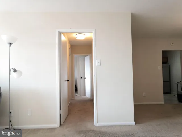 a view of a room with closet area