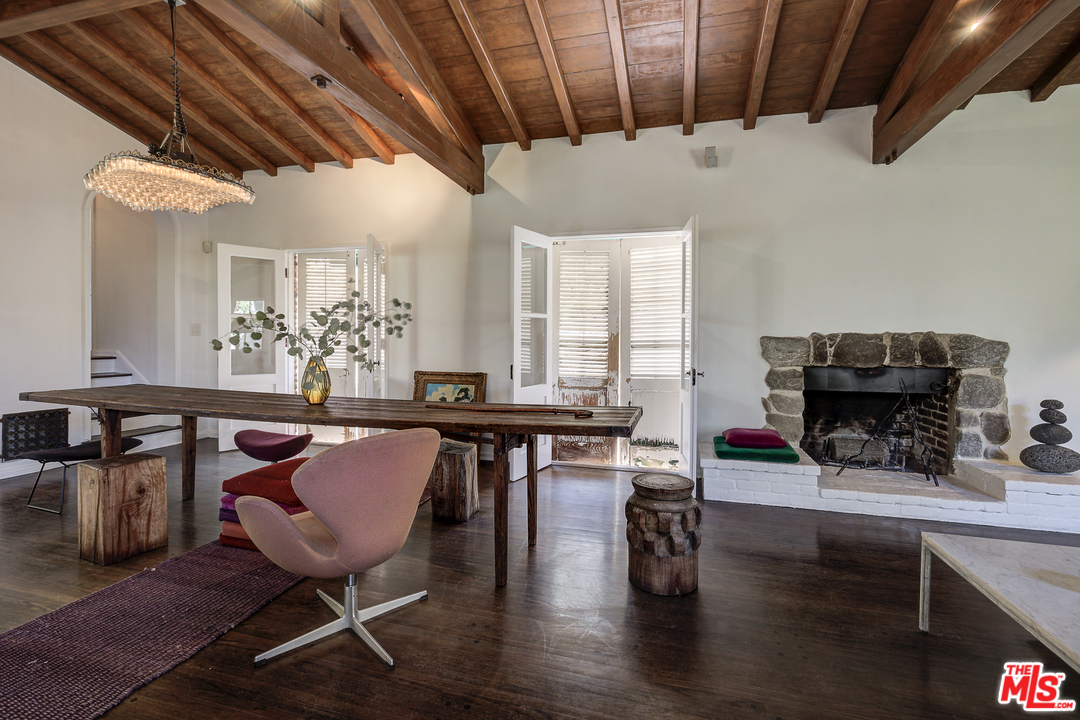 8420 La Tuna Canyon Road Sun Valley, CA 91352 - Photo 4 of 50 a view of a dining room with furniture window and wooden floor
