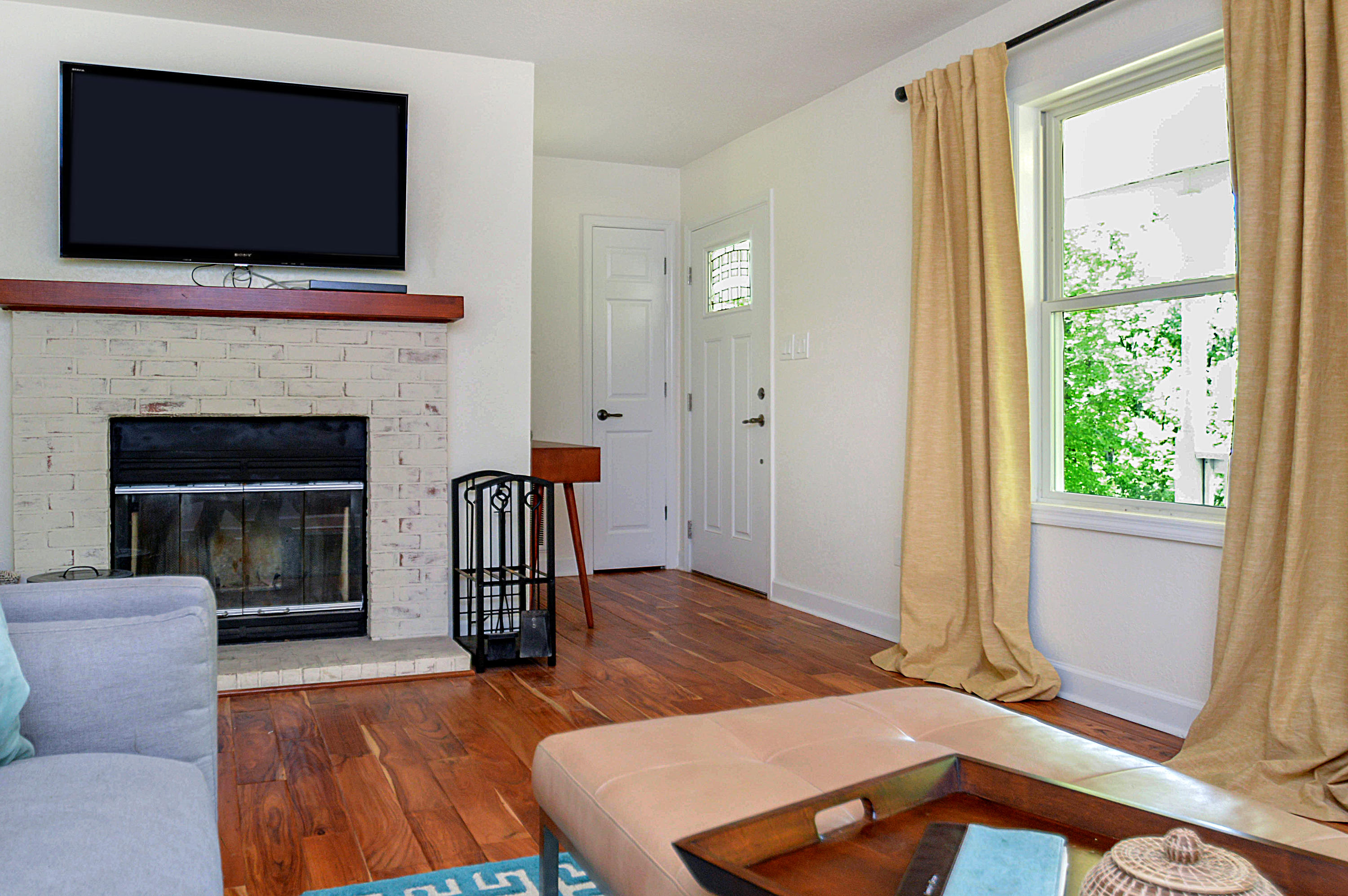 1280 Dryhill Road Ferrum, VA 24088 - Photo 7 of 58 a living room with furniture fireplace and flat screen tv