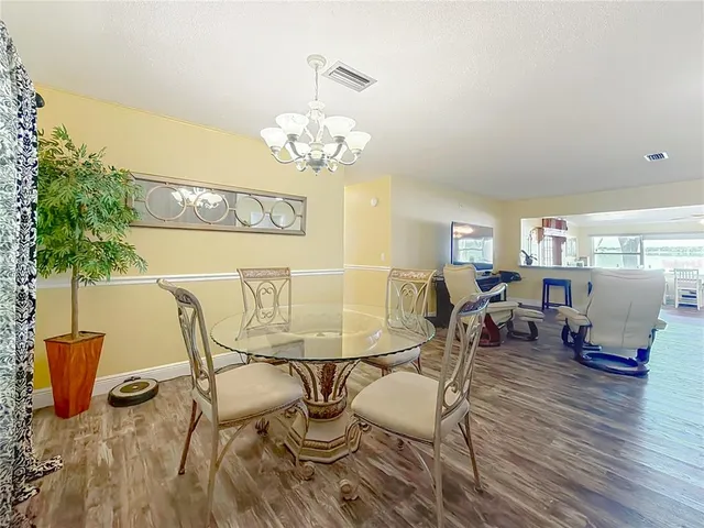 a kitchen with a stove and a microwave