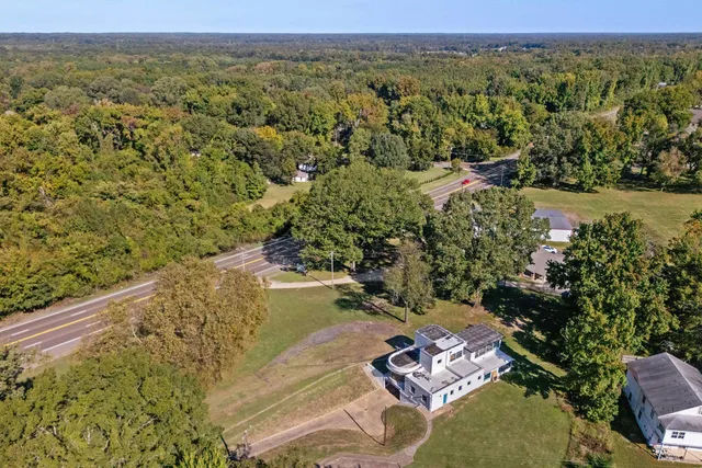 a view of a lake with a mountain