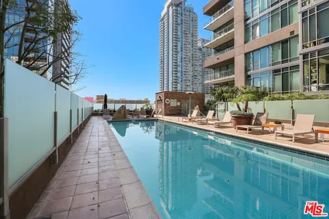 a view of outdoor space with seating area
