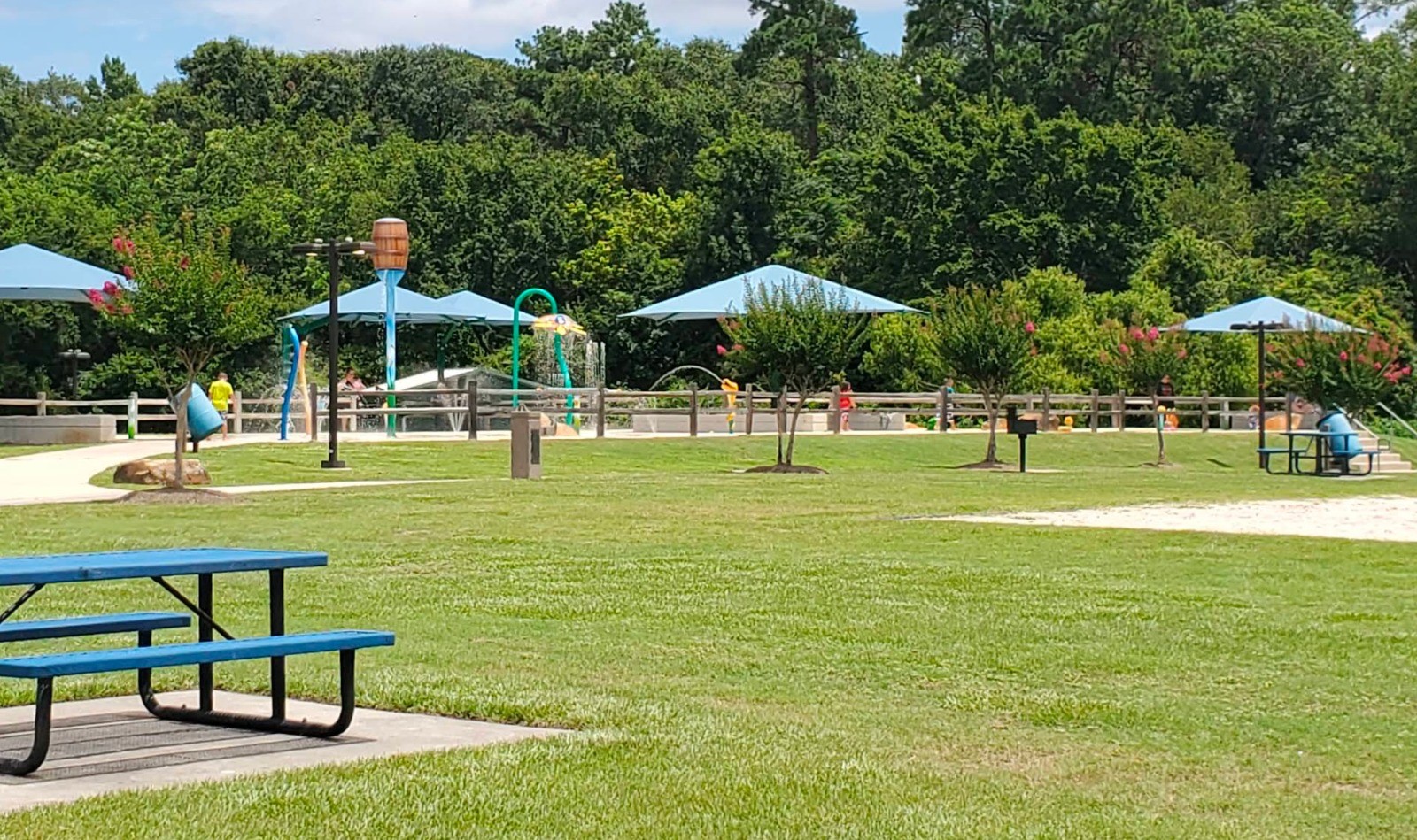 939 Avenue J Place Conroe, TX 77301 - Photo 7 of 8 a view of a park with lots of trees