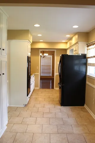 a view of a elevator with a hallway