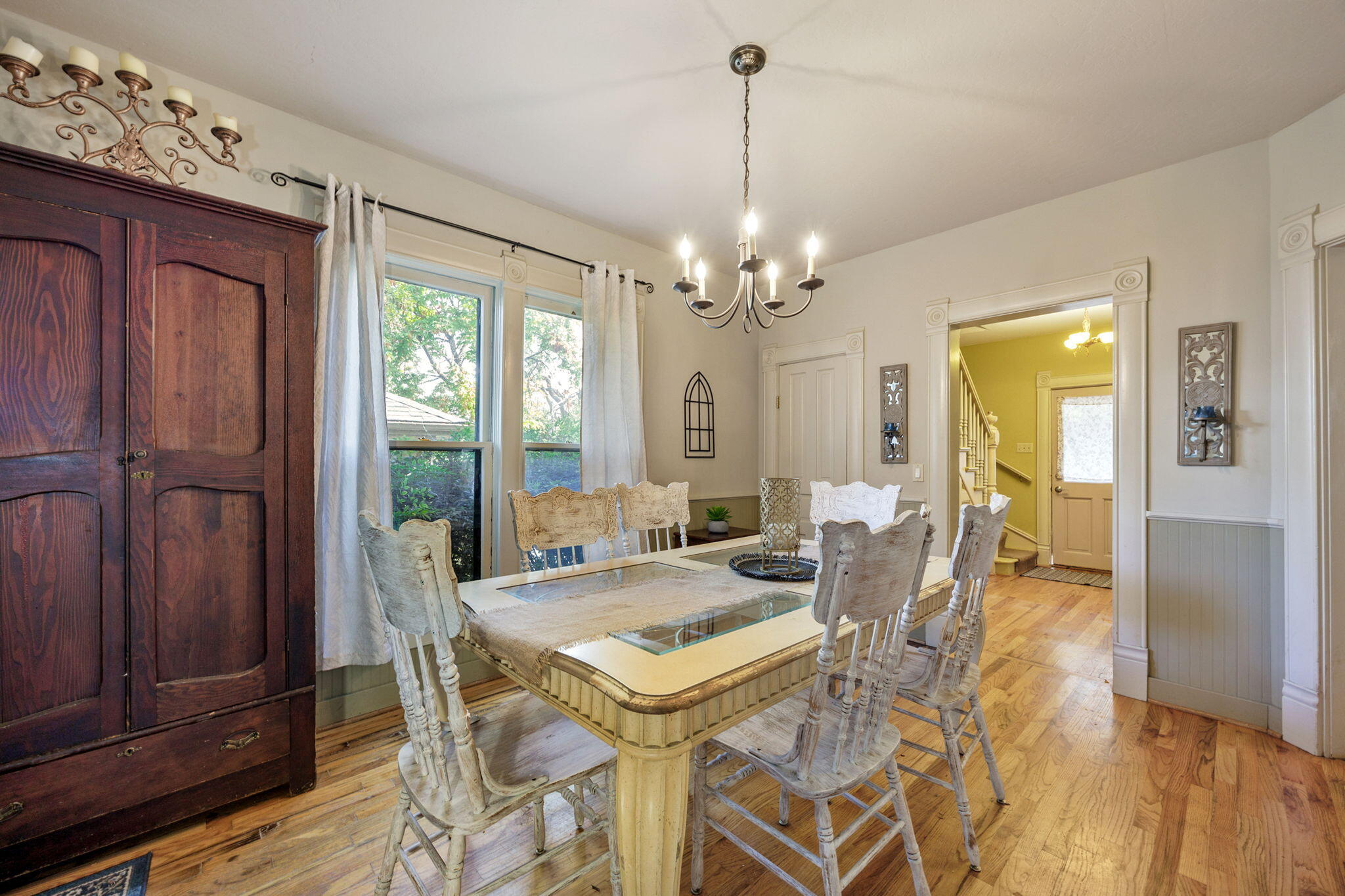 75 Wimer Street Ashland, OR 97520 - Photo 14 of 44 a view of a dining room with furniture window and outside view