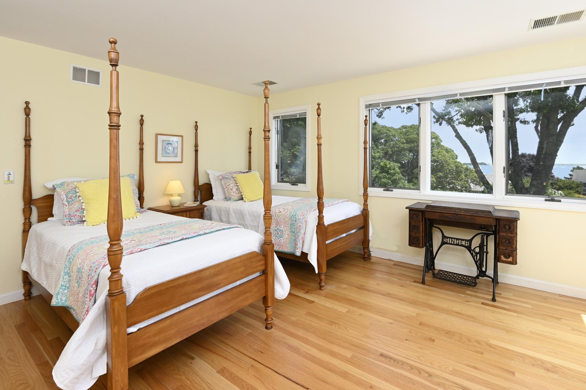 22 Little Bay Road Orleans, MA 02653 - Photo 26 of 39 a bedroom with a bed and a large window