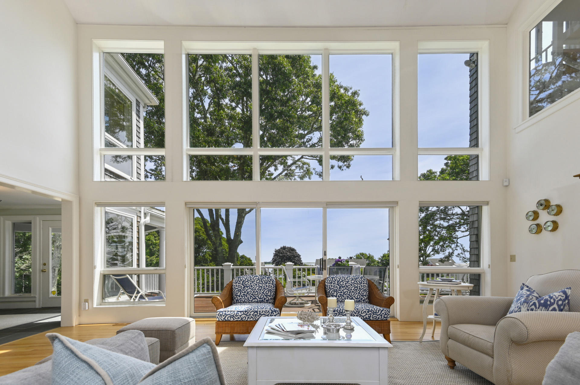 22 Little Bay Road Orleans, MA 02653 - Photo 9 of 39 a living room with furniture and a large window