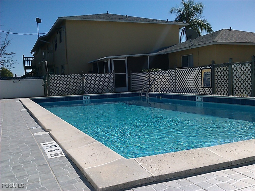 4613 Southwest 8th Place, Unit 4 Cape Coral, FL 33914 - Photo 14 of 16 a view of a terrace