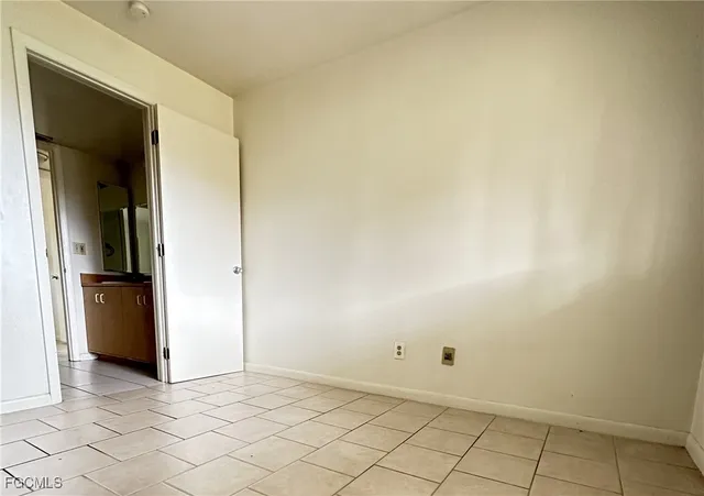 a view of an empty room