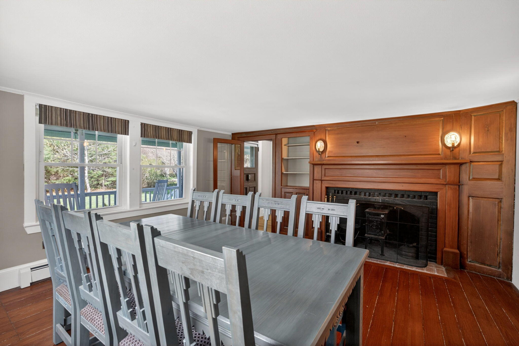 69 County Road Bourne, MA 02532 - Photo 19 of 54 a view of a dining room with furniture wooden floor and window