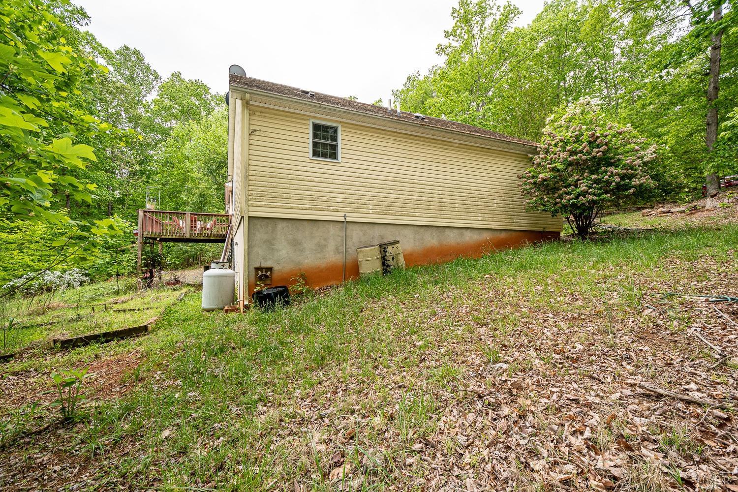 552 Pendleton Drive Amherst, VA 24521 - Photo 45 of 58 a view of a backyard with plants and large trees