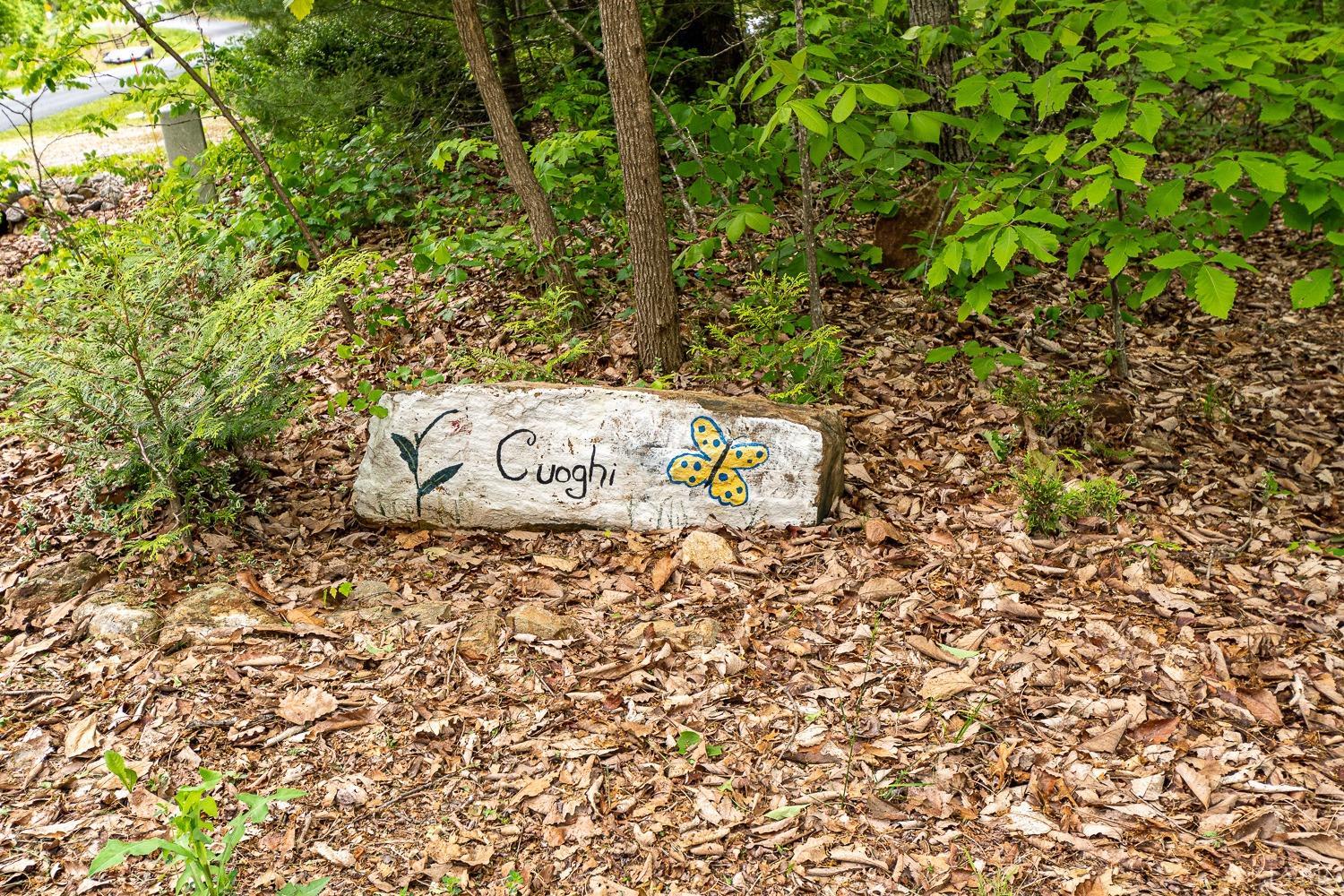 552 Pendleton Drive Amherst, VA 24521 - Photo 58 of 58 a sign that is sitting in the middle of a garden