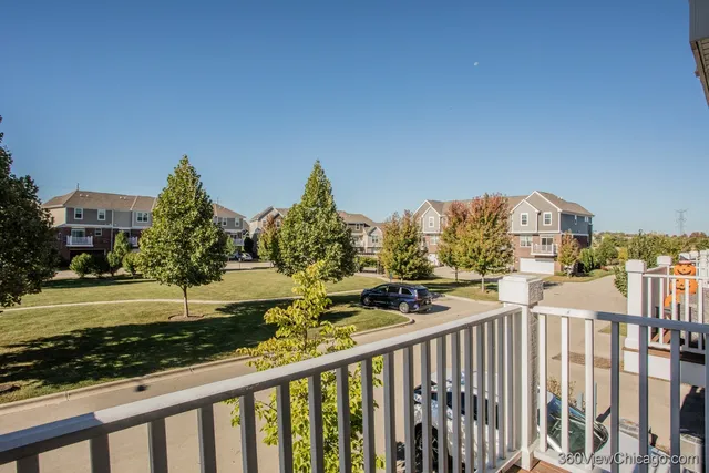 a view of a houses and city street