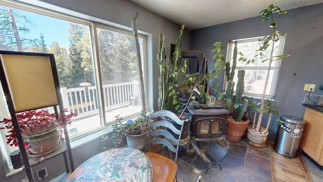 a living room filled with furniture