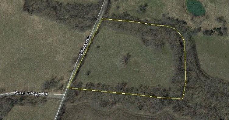 Tbd Whitney Road Sherman, TX 75090 - Photo 1 of 1 Aerial map of property and surrounding area with property parcel outlined