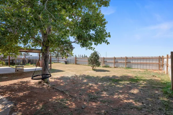 front view of a house with a patio