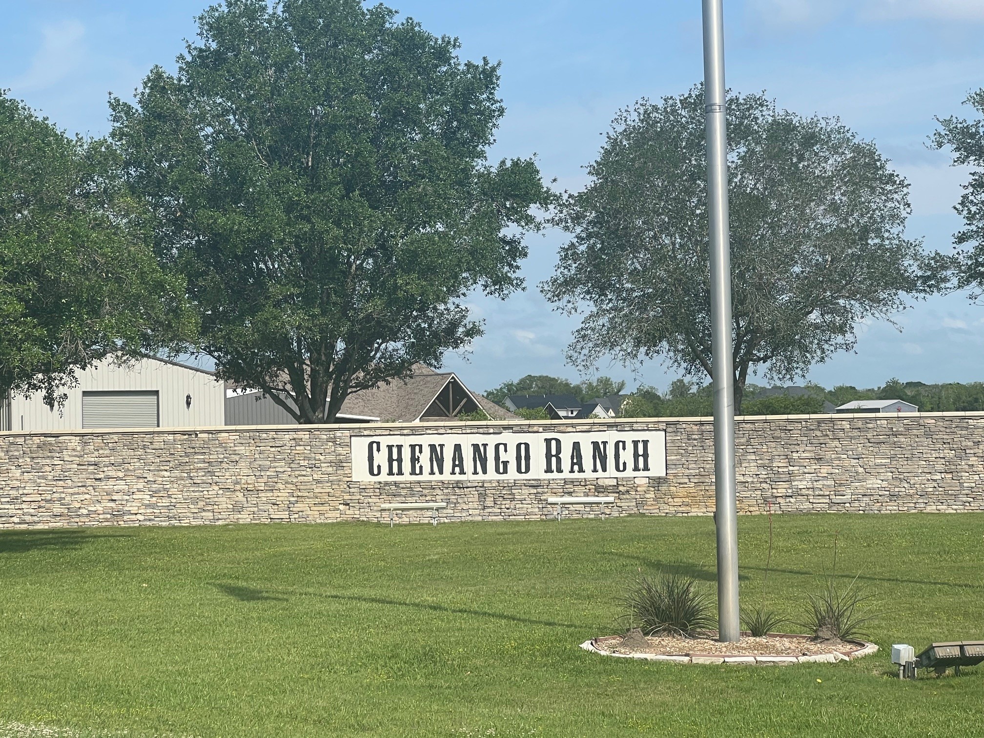 443 Lakeview Drive Angleton, TX 77515 - Photo 7 of 12 a view of a wooden deck and a lake view