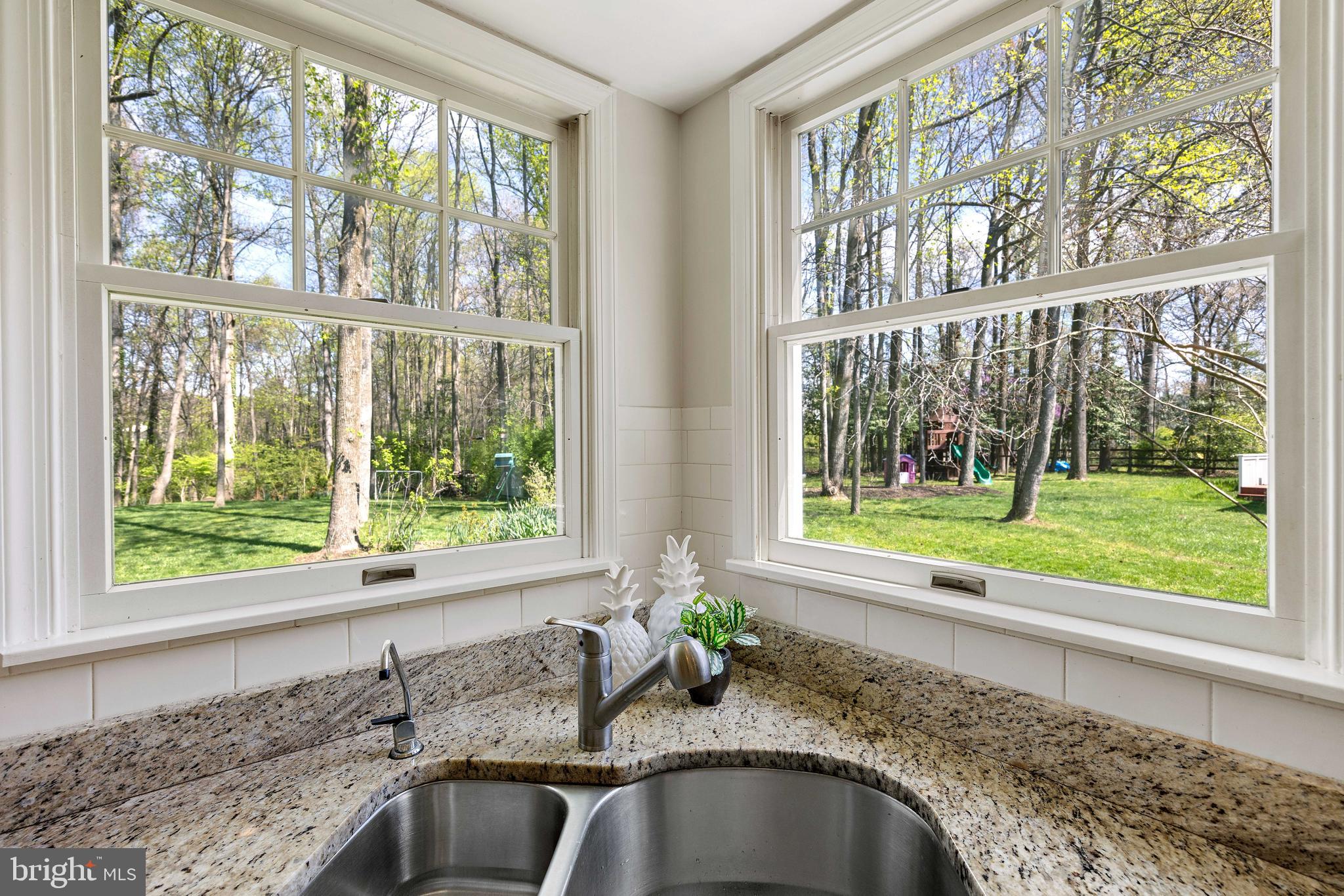 1402 Hunting Wood Road Annapolis, MD 21403 - Photo 14 of 48 View of the backyard from the kitchen