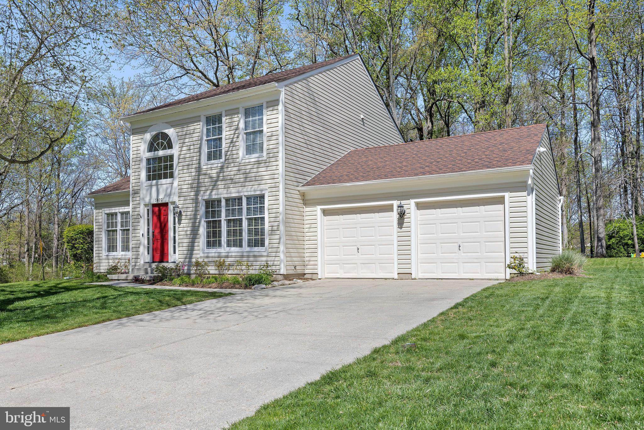 1402 Hunting Wood Road Annapolis, MD 21403 - Photo 2 of 48 Two car garage