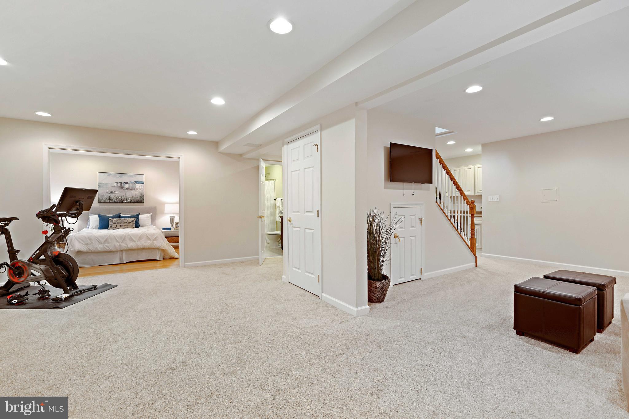 1402 Hunting Wood Road Annapolis, MD 21403 - Photo 25 of 48 Lower level with 4th bedroom view