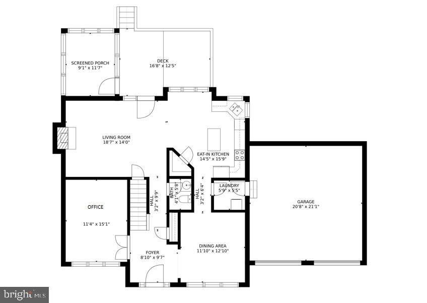 1402 Hunting Wood Road Annapolis, MD 21403 - Photo 46 of 48 Floor plan main level