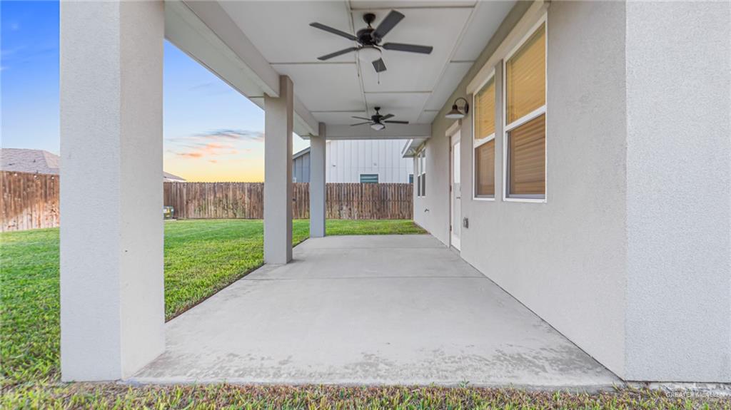 14208 Boykin Creek Road McAllen, TX 78504 - Photo 29 of 30 a view of a porch in the backyard