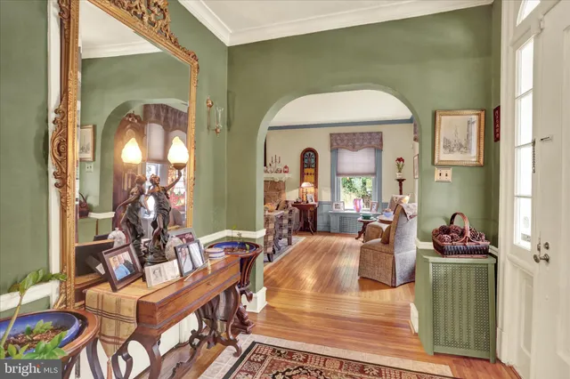 a view of living room and dining room