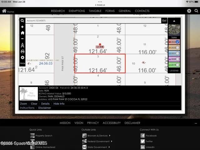 $29,900 | 610 Paw Paw Street, Cocoa, FL 32922