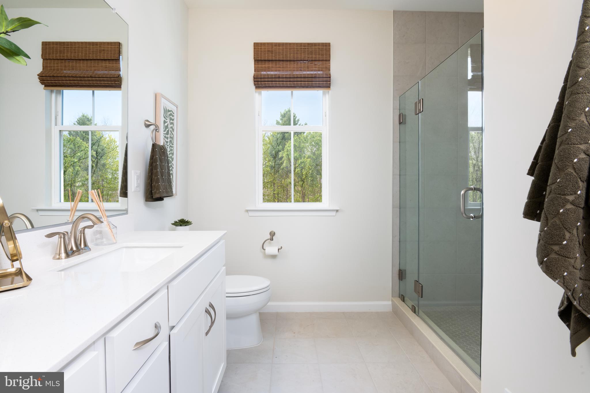 10150 Queens Way Manassas, VA 20110 - Photo 63 of 77 a bathroom with a sink a toilet and a mirror