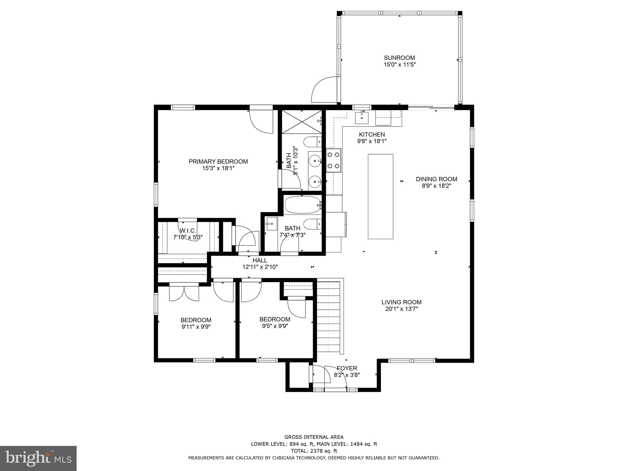 106 Pinecrest Drive Annapolis, MD 21403 - Photo 45 of 47 Upper Level Floor Plan