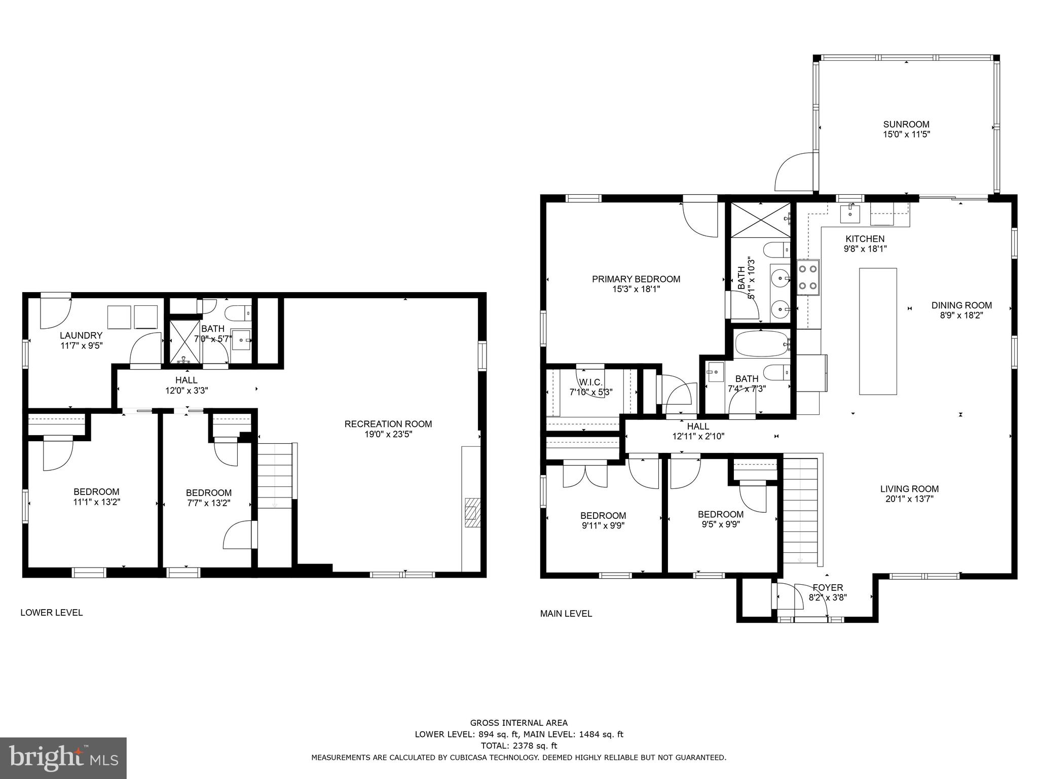 106 Pinecrest Drive Annapolis, MD 21403 - Photo 47 of 47 Floor Plan Both Floors