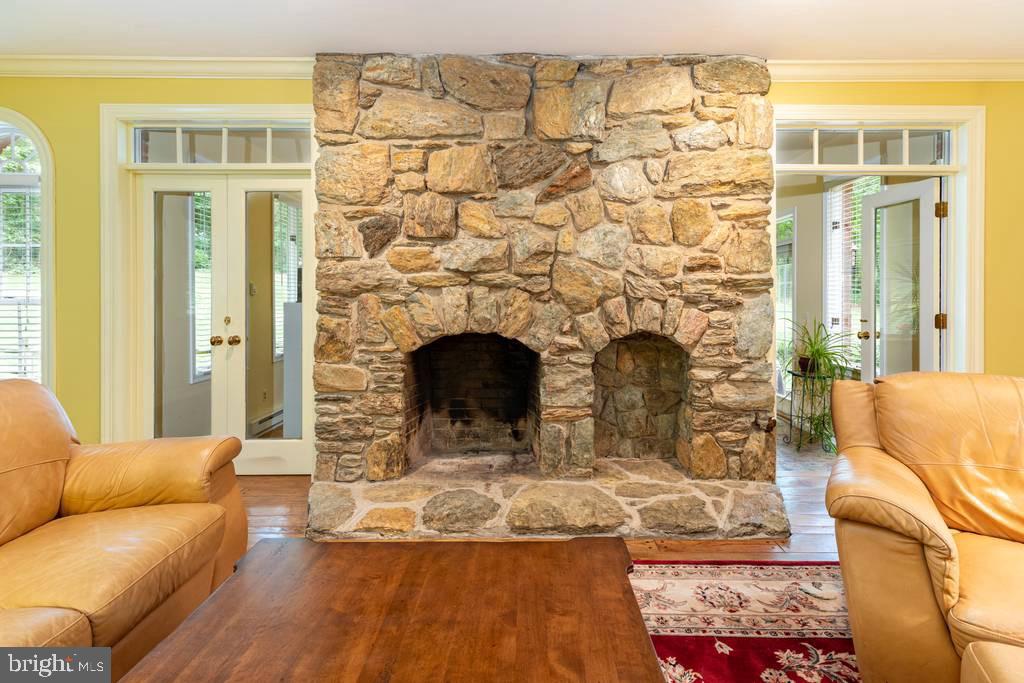 2205 Tufton Ridge Road Reisterstown, MD 21136 - Photo 14 of 41 Family room with stone fireplace
